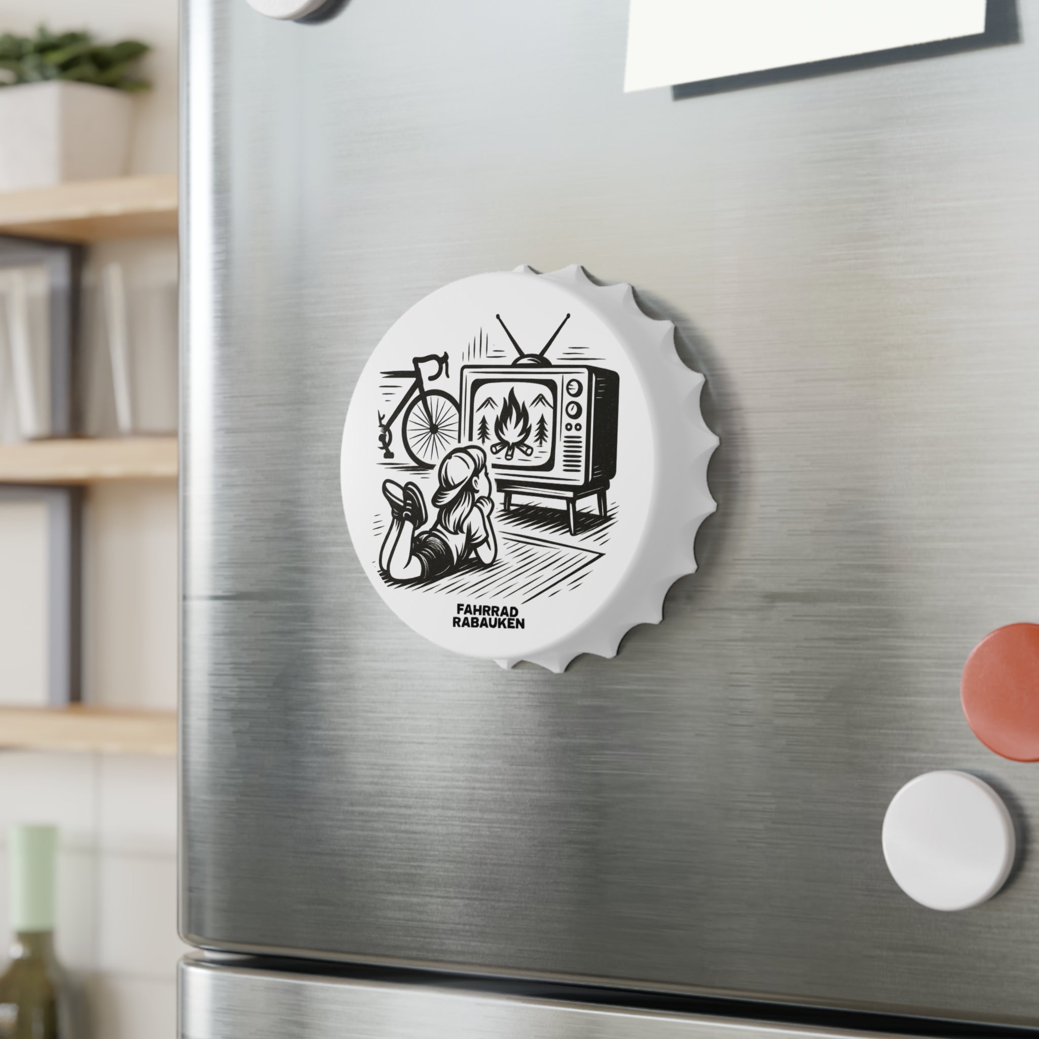 Magnetischer Flaschenöffner im Kronkorken-Design I – stylisch, praktisch, immer griffbereit