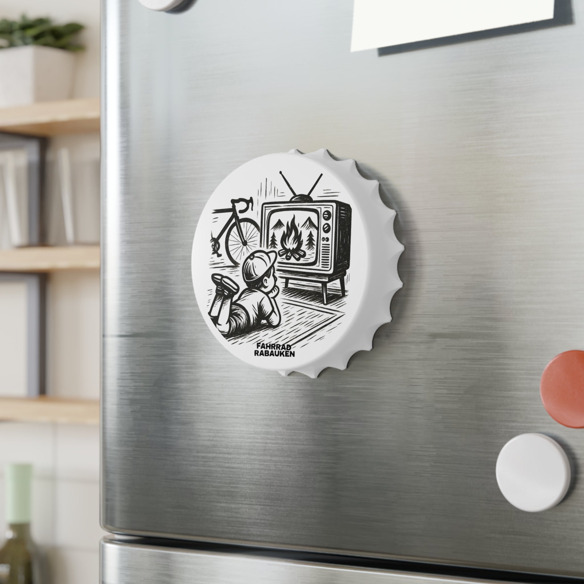 Magnetischer Flaschenöffner im Kronkorken-Design II – stylisch, praktisch, immer griffbereit