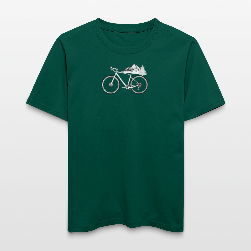 Relaxed Fit Unisex Organic T-Shirt Gravel - forest