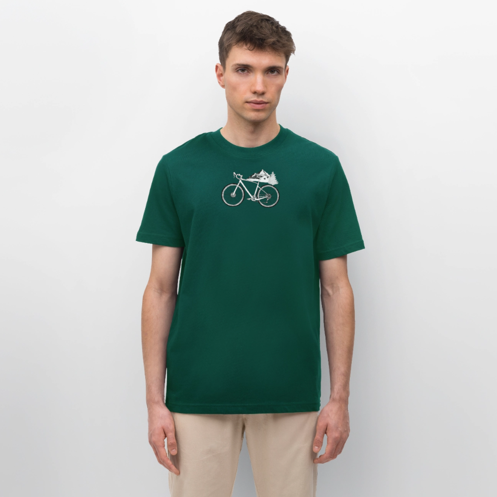 Relaxed Fit Unisex Organic T-Shirt Gravel - forest