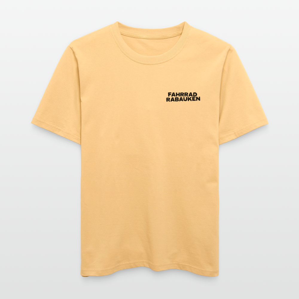 Organic T-Shirt Fahrradrabauken - washed yellow