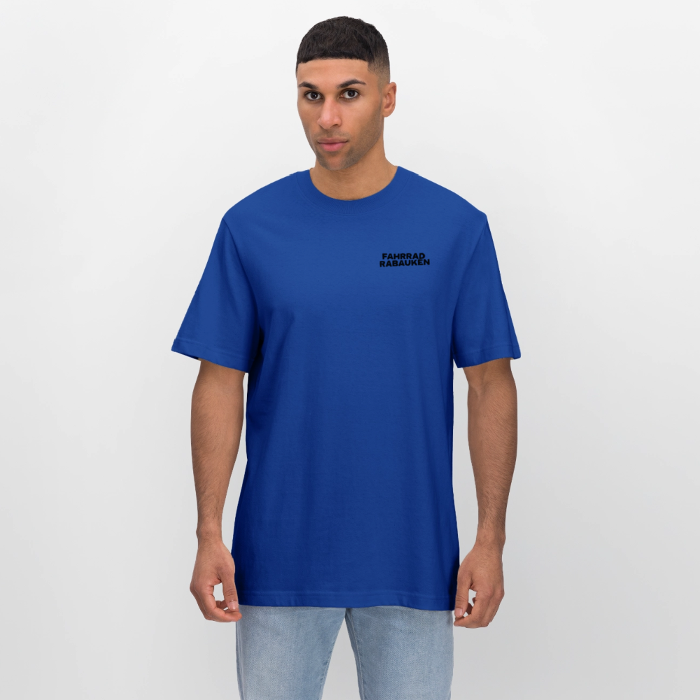 Organic T-Shirt Fahrradrabauken - majorelle blue