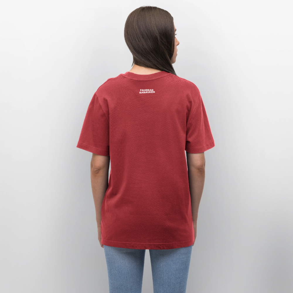 Relaxed Fit Unisex Organic T-Shirt Gravel - red earth