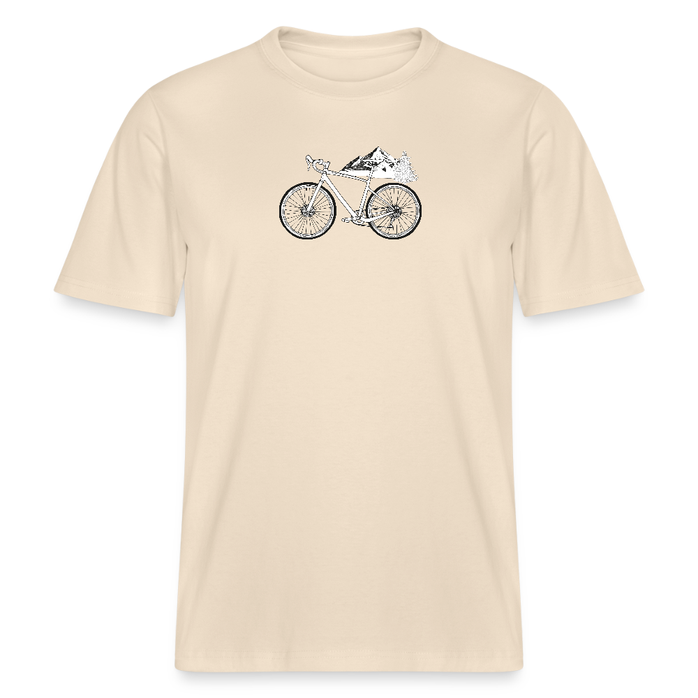 Relaxed Fit Unisex Organic T-Shirt Gravel - natural raw