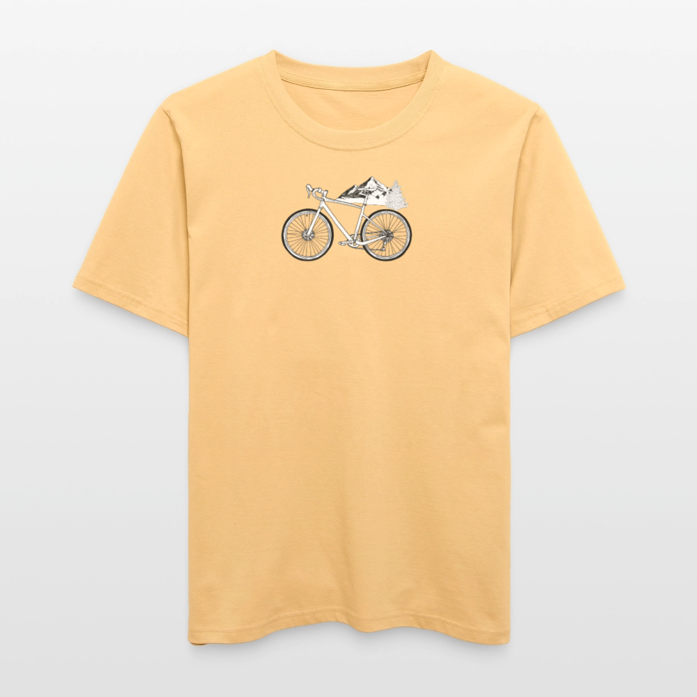 Relaxed Fit Unisex Organic T-Shirt Gravel - washed yellow
