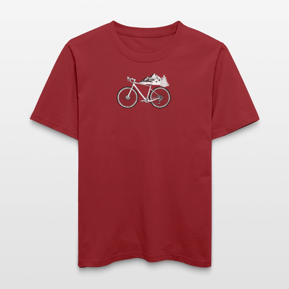 Relaxed Fit Unisex Organic T-Shirt Gravel - red earth