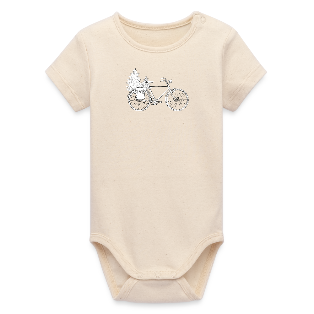 Stanley/Stella Baby Bio Kurzarm-Body - Weißgrau