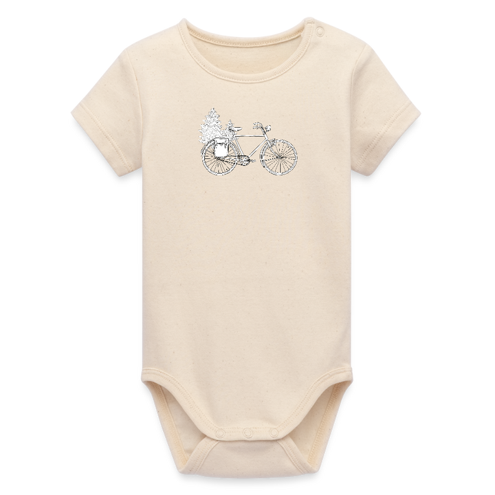 Stanley/Stella Baby Bio Kurzarm-Body - Weißgrau