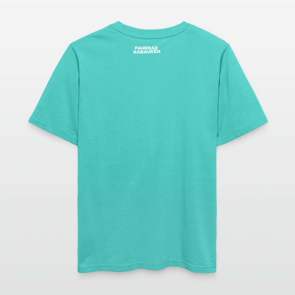 Relaxed Fit Unisex Organic T-Shirt Gravel - pool blue