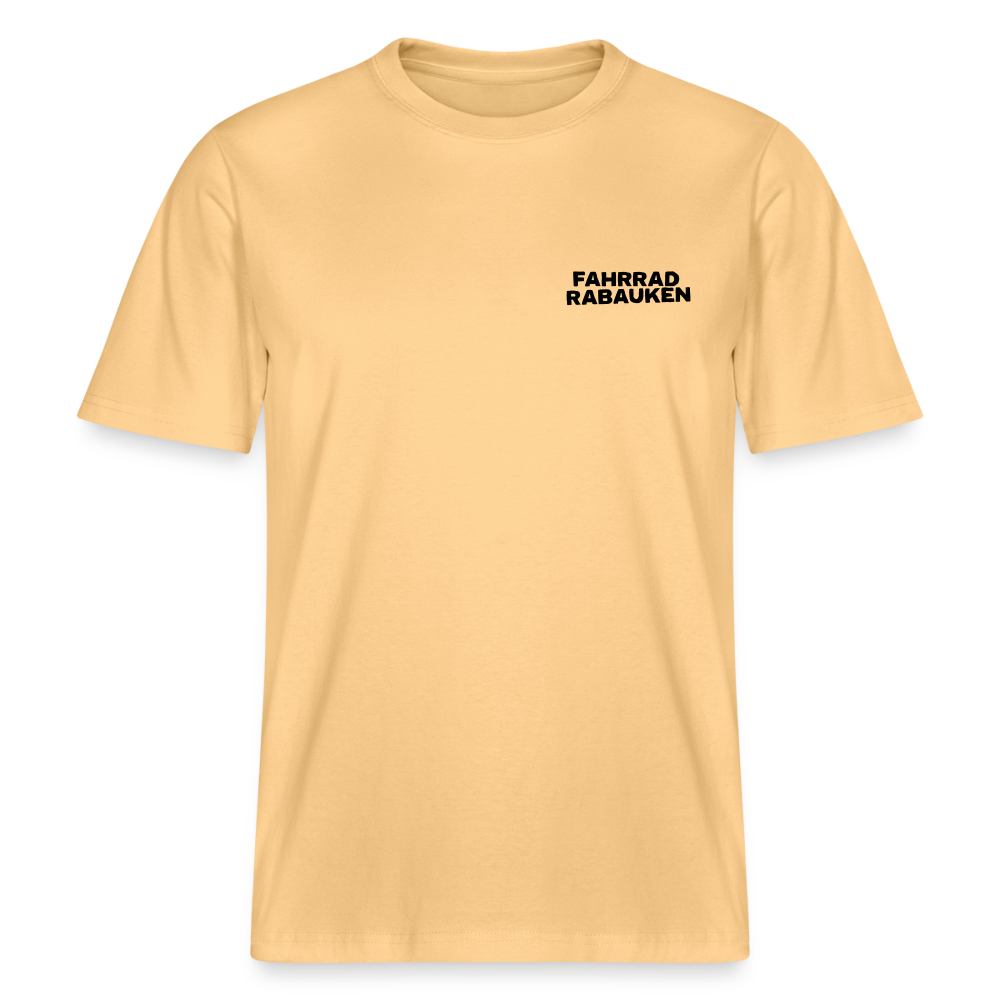 Organic T-Shirt Fahrradrabauken - washed yellow