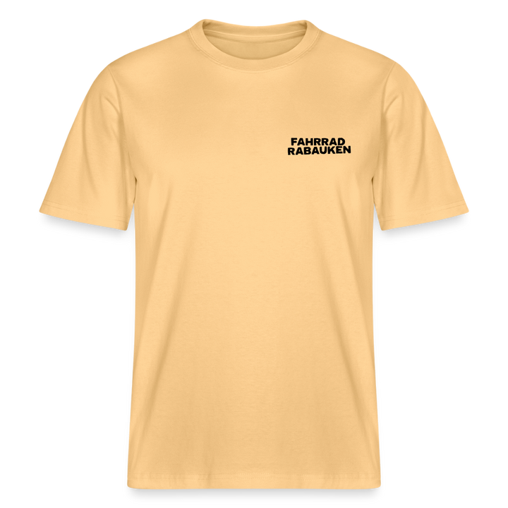 Organic T-Shirt Fahrradrabauken - washed yellow
