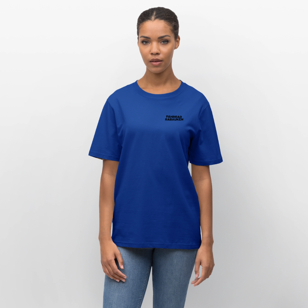 Organic T-Shirt Fahrradrabauken - majorelle blue