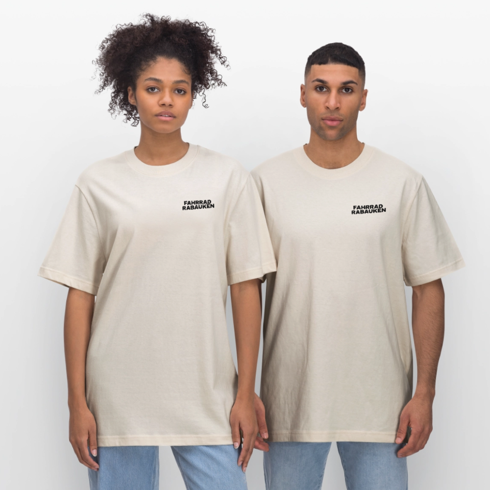 Organic T-Shirt Fahrradrabauken - natural white