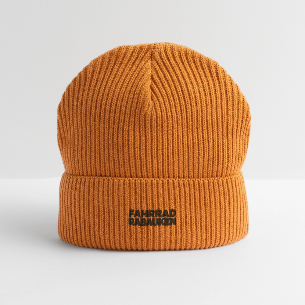 Unisex Bio FISHERMAN BEANIE ORANGE - Herbstorange