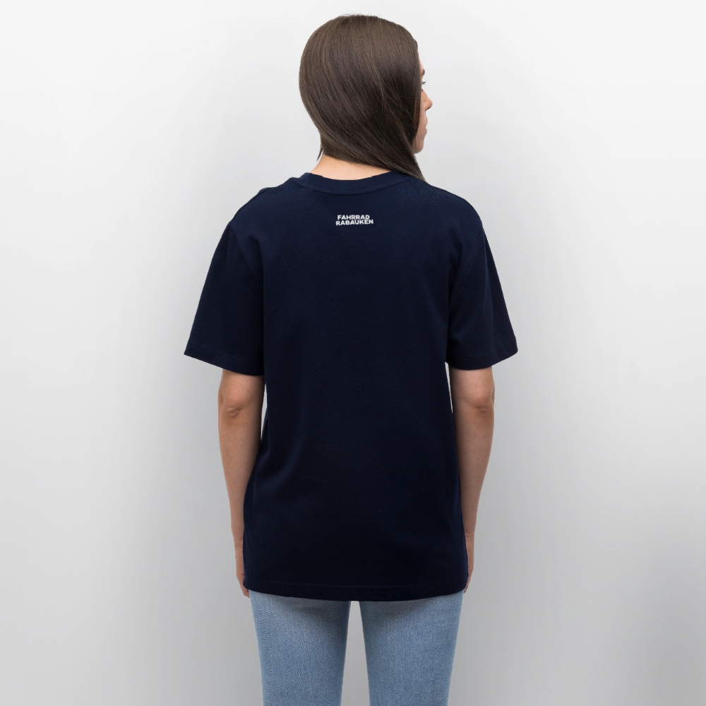 Relaxed Fit Unisex Organic T-Shirt Gravel - french navy