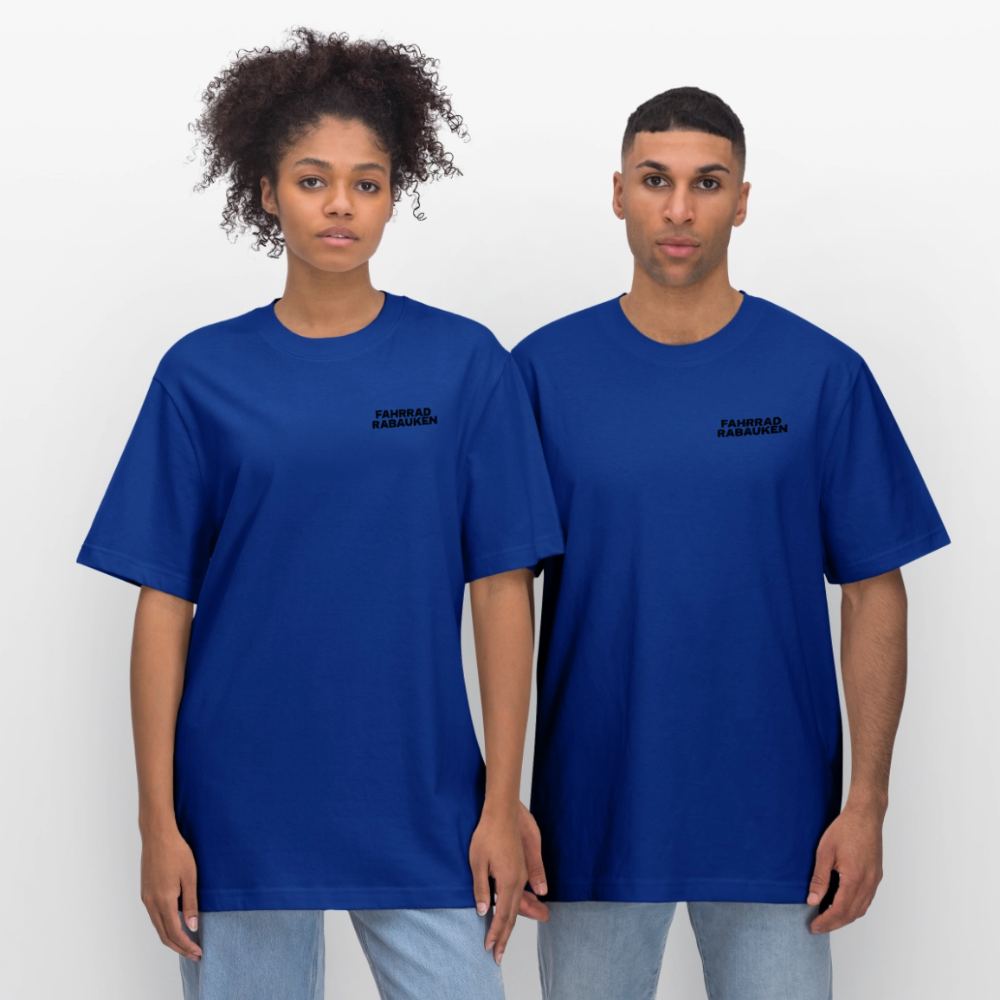Organic T-Shirt Fahrradrabauken - majorelle blue