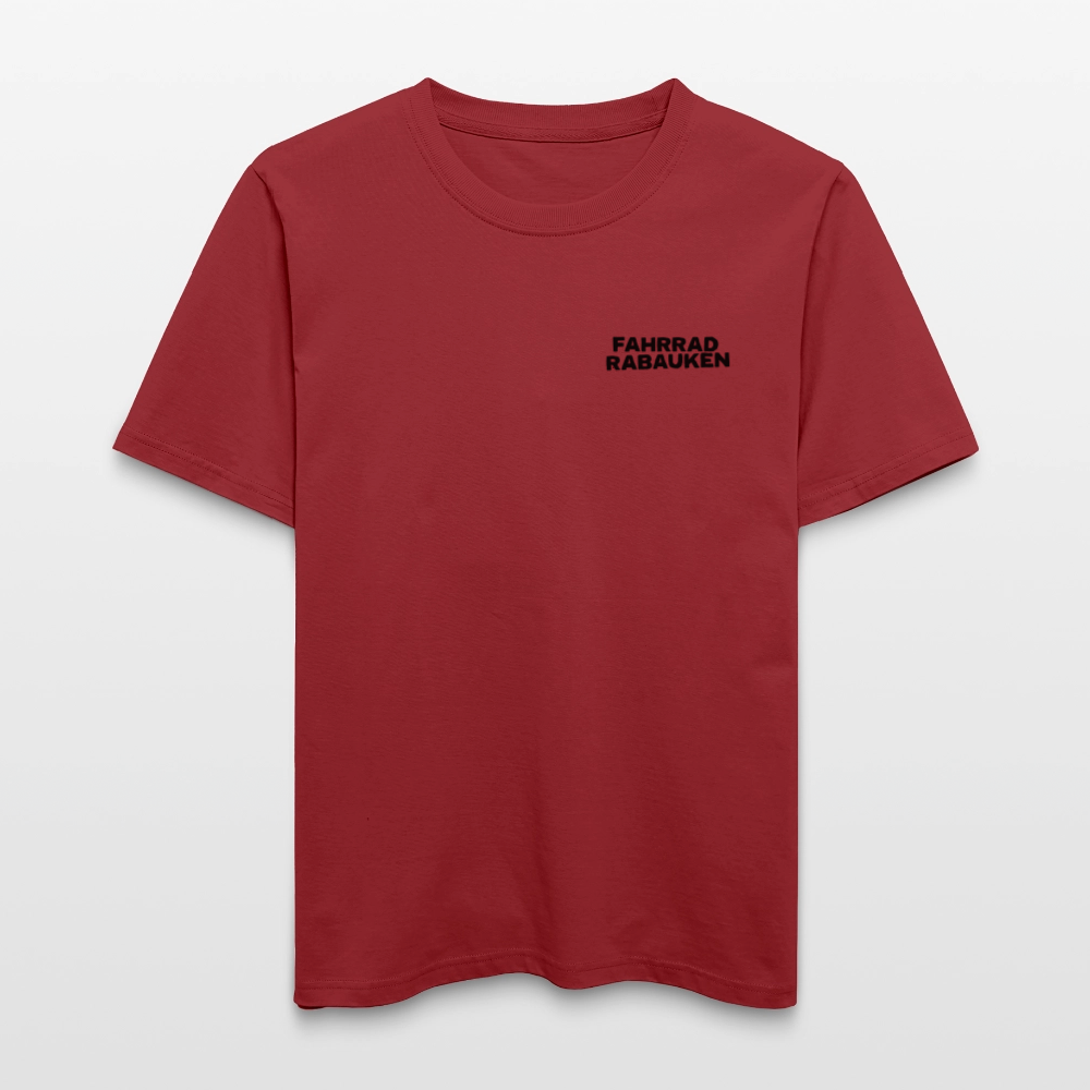Organic T-Shirt Fahrradrabauken - red earth