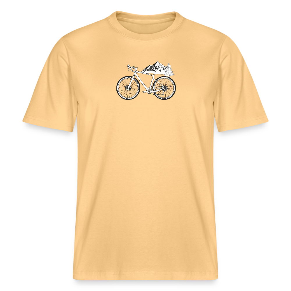 Relaxed Fit Unisex Organic T-Shirt Gravel - washed yellow