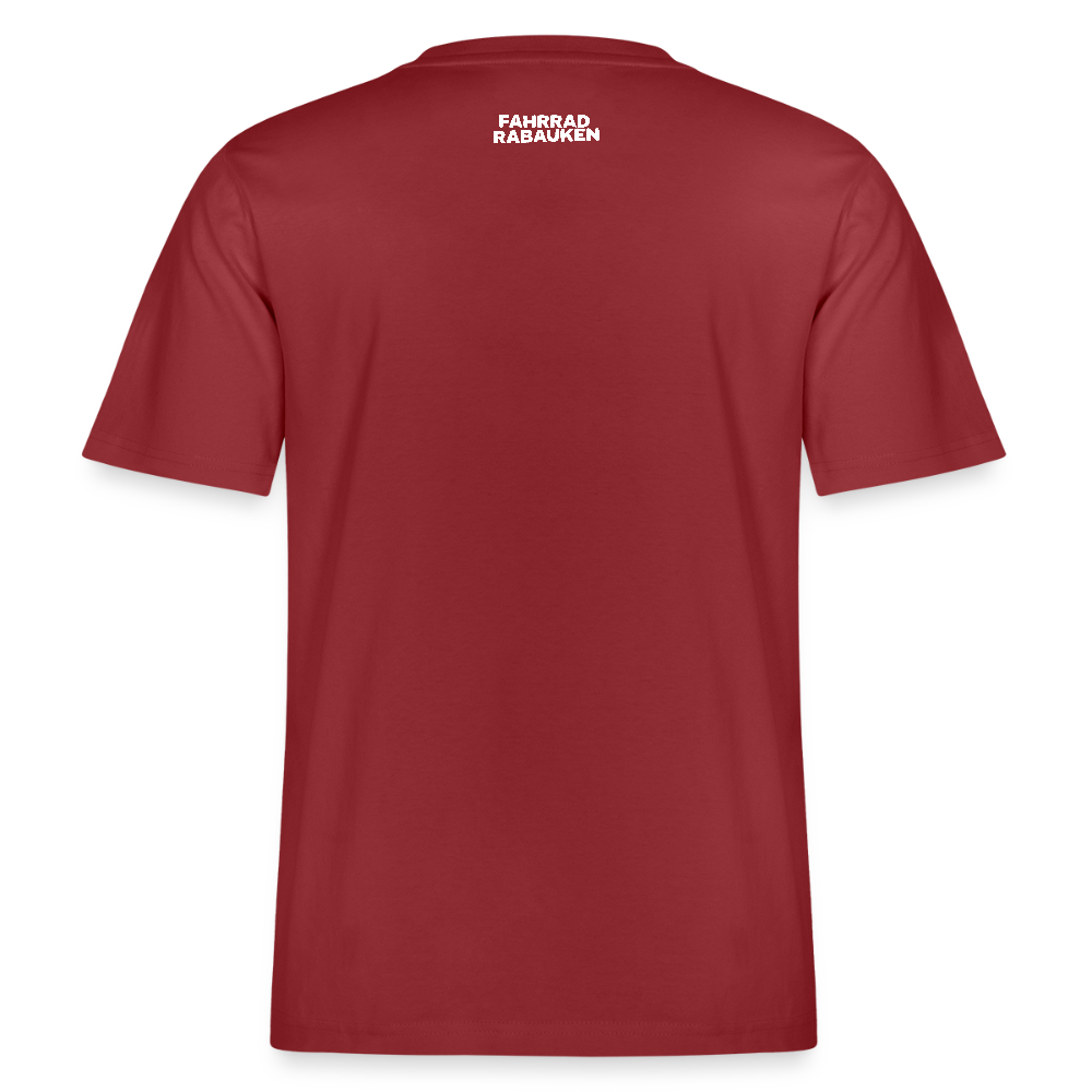 Relaxed Fit Unisex Organic T-Shirt Gravel - red earth