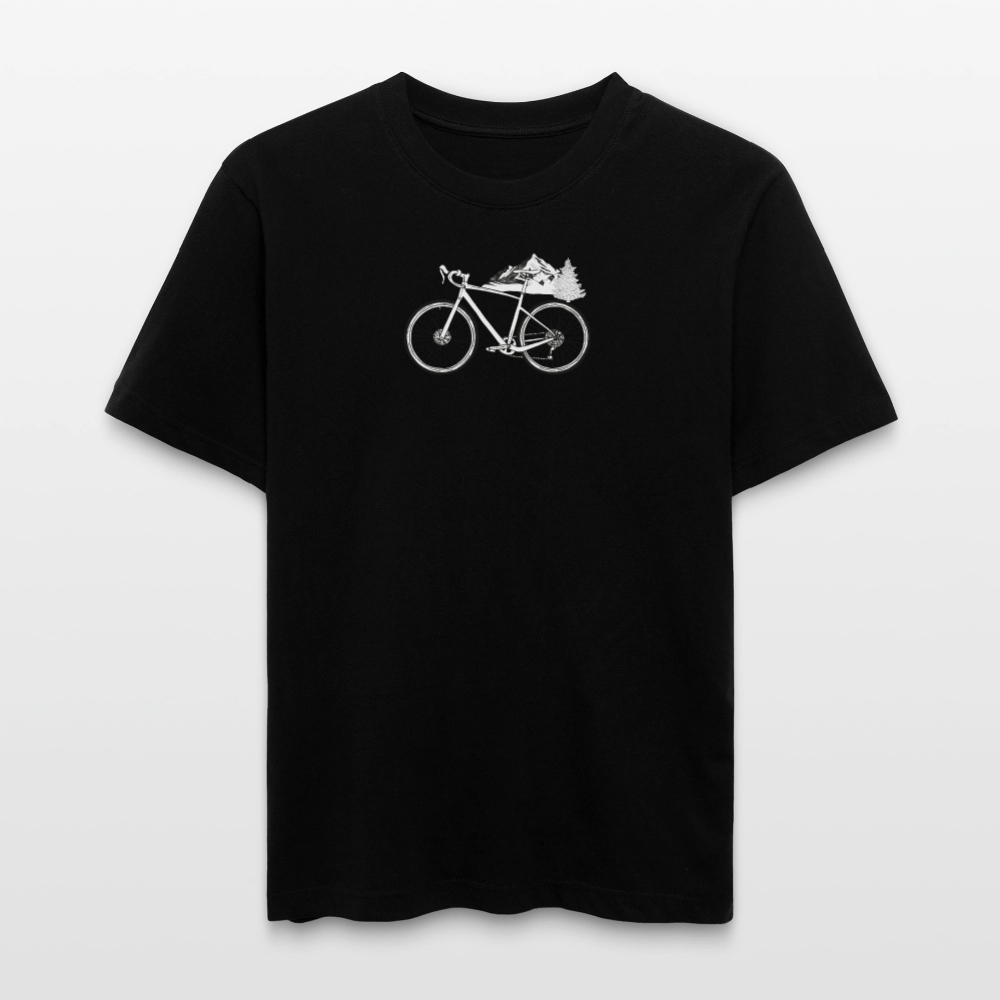 Relaxed Fit Unisex Organic T-Shirt Gravel - black