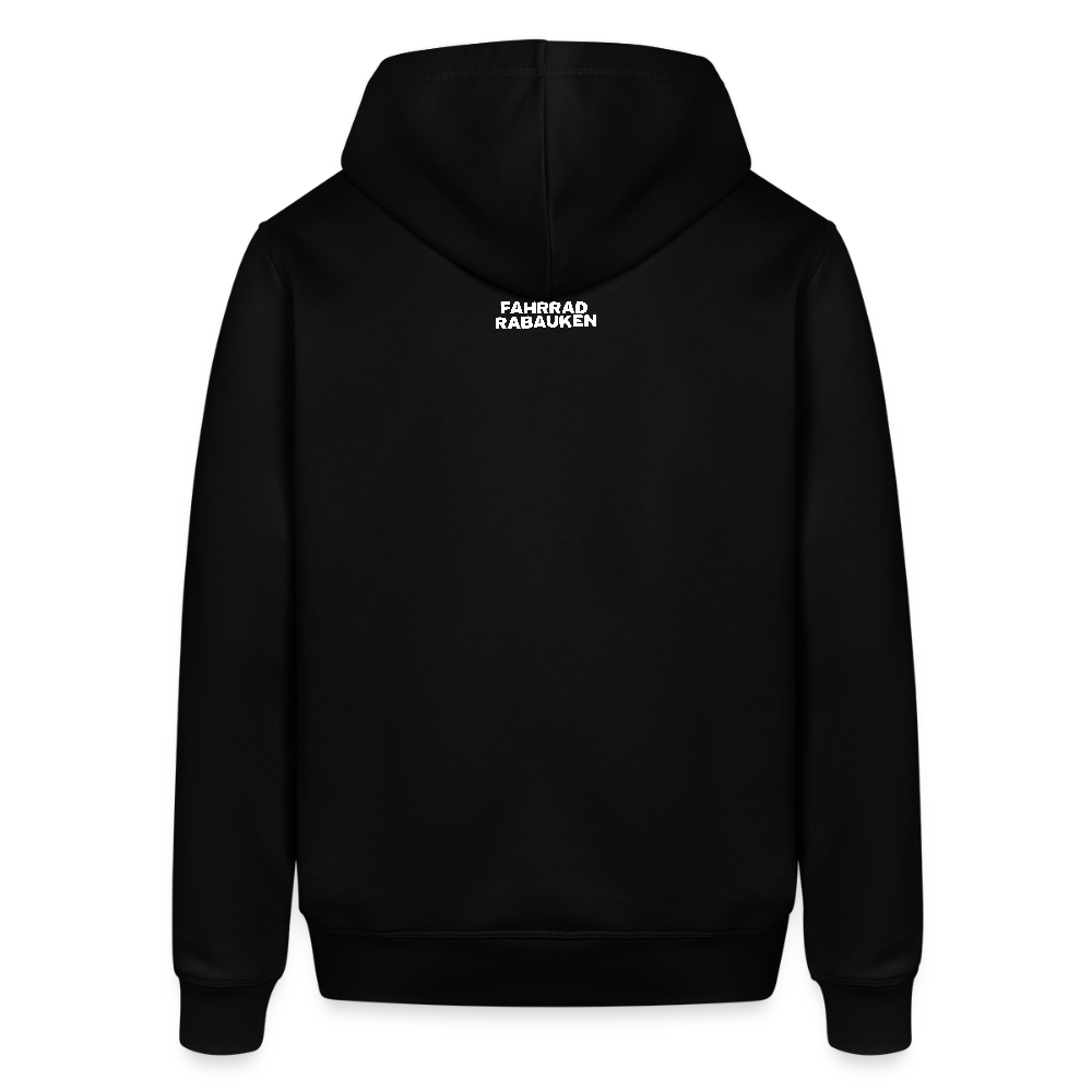 Relaxed Fit Unisex Organic T-Shirt Oldschool Bikepacking - Schwarz