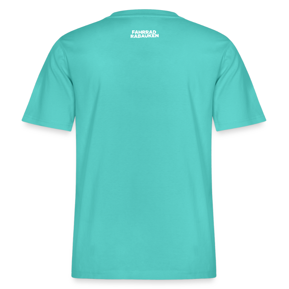 Relaxed Fit Unisex Organic T-Shirt Gravel - pool blue