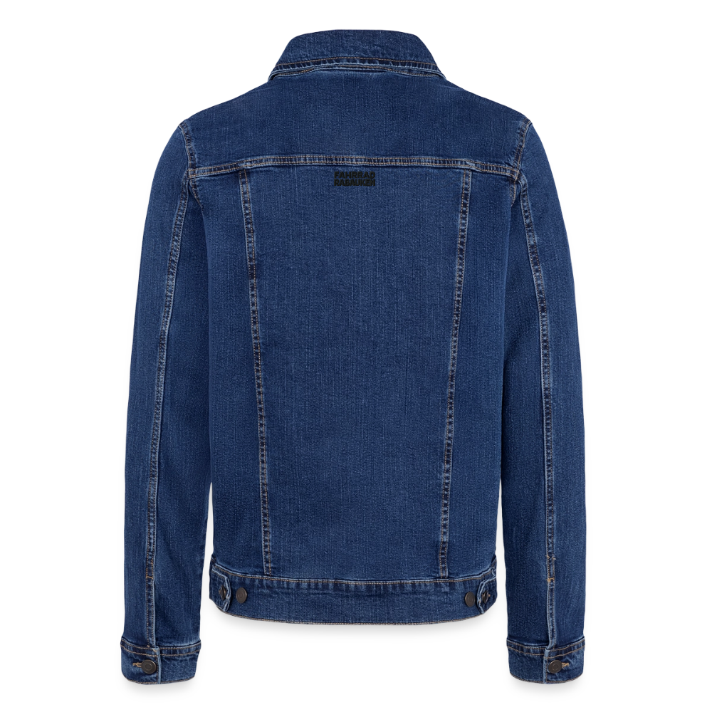 Unisex Jeansjacke Fahrradrabauken - Dunkelblauer Waschgang