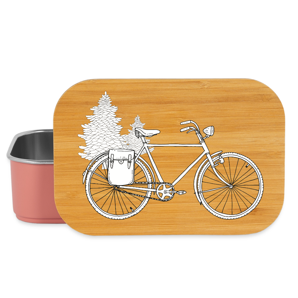 Lunch Box Fahrrad - Hellrosa