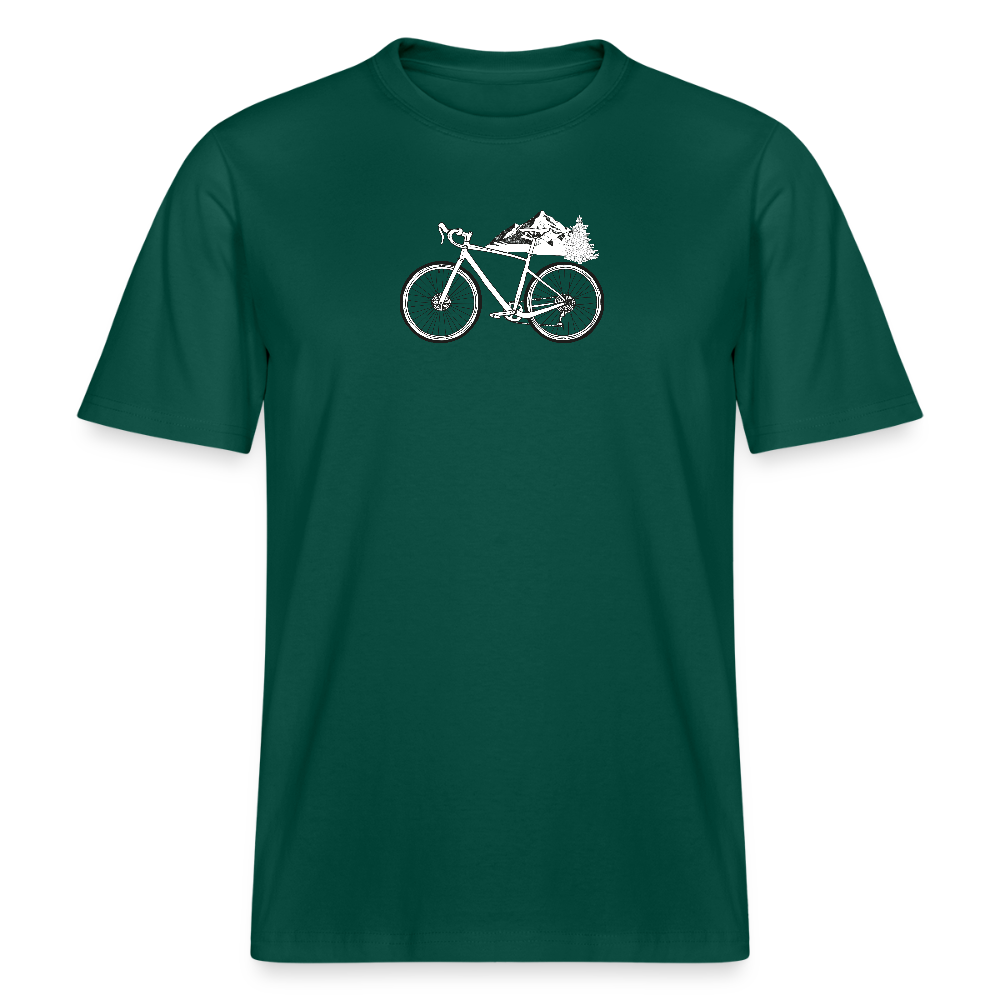 Relaxed Fit Unisex Organic T-Shirt Gravel - forest