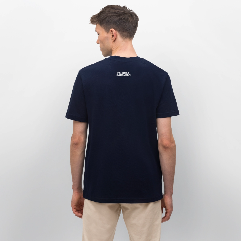 Relaxed Fit Unisex Organic T-Shirt Gravel - french navy