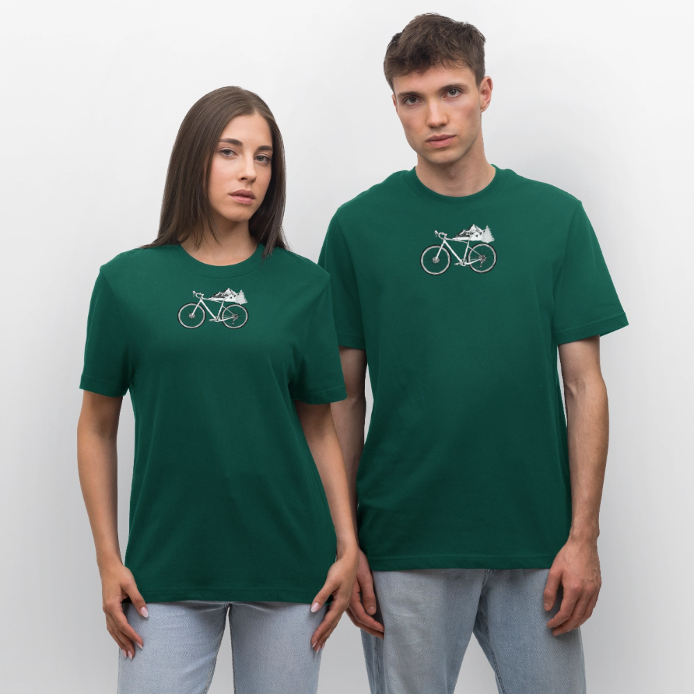 Relaxed Fit Unisex Organic T-Shirt Gravel - forest