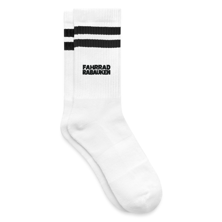 Tennissocken Stick - Fahrradrabauken - Weiß/Schwarz