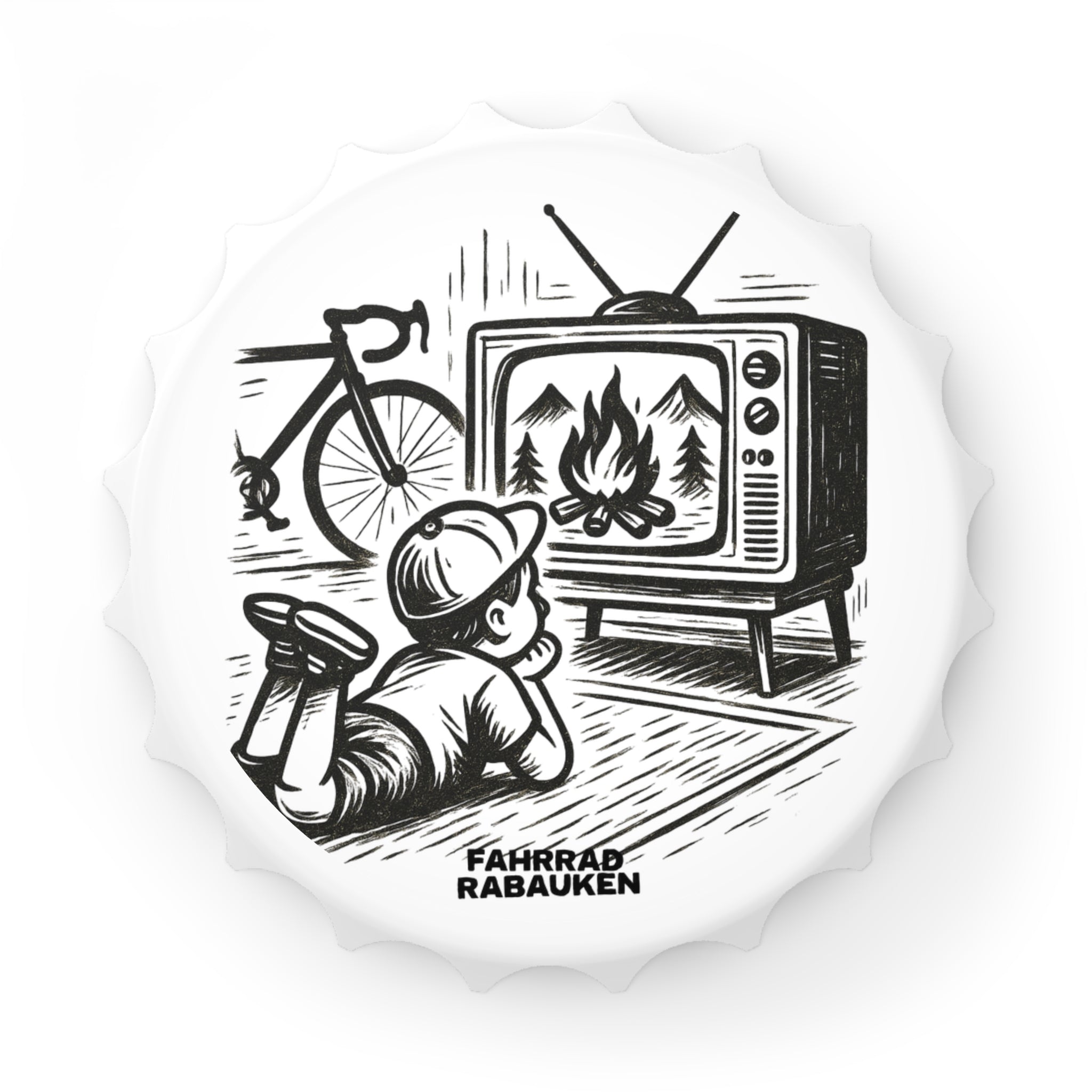 Magnetischer Flaschenöffner im Kronkorken-Design II – stylisch, praktisch, immer griffbereit